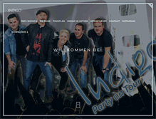 Tablet Screenshot of indigo-partyband.ch